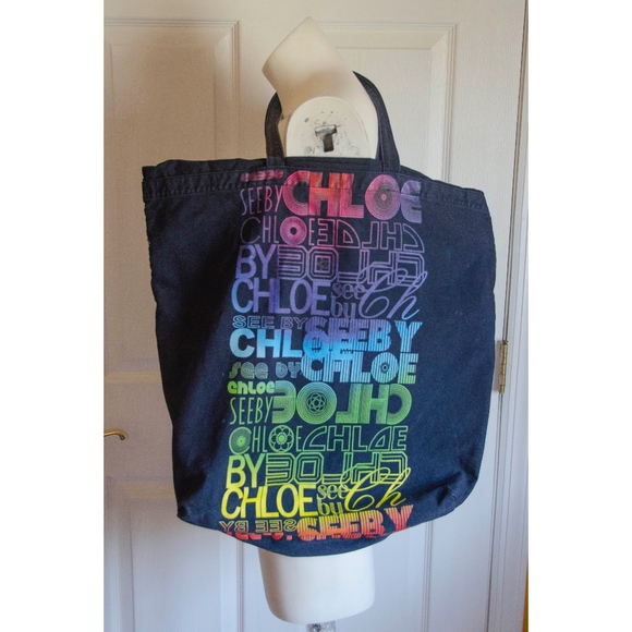 see by chloe beach bag